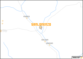 map of San Lorenzo