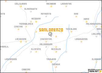 map of San Lorenzo