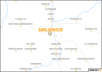 map of San Lorenzo