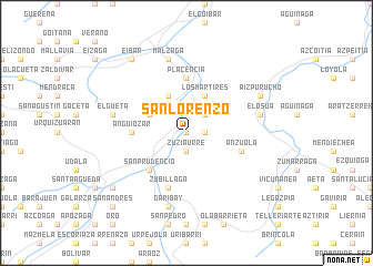 map of San Lorenzo