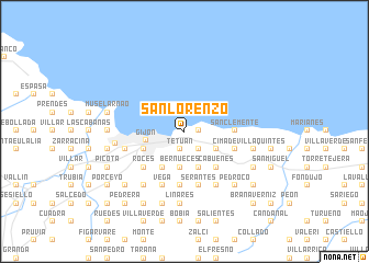 map of San Lorenzo