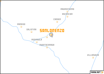 map of San Lorenzo