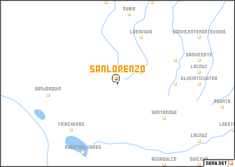 map of San Lorenzo