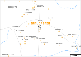 map of San Lorenzo