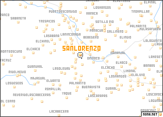 map of San Lorenzo