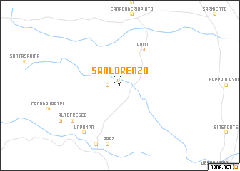 map of San Lorenzo