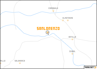 map of San Lorenzo
