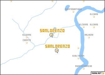 map of San Lorenzo