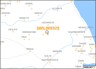 map of San Lorenzo