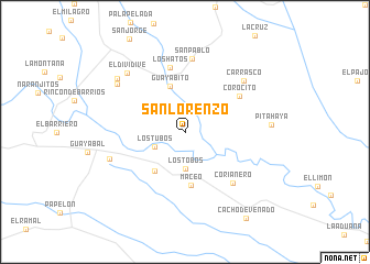 map of San Lorenzo