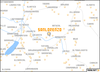 map of San Lorenzo