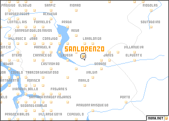 map of San Lorenzo