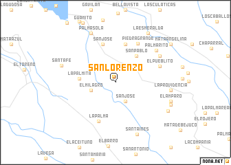 map of San Lorenzo