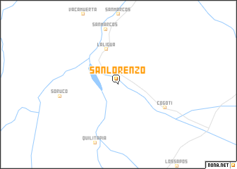 map of San Lorenzo