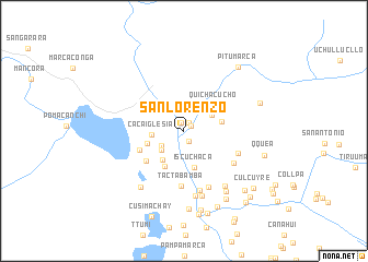 map of San Lorenzo