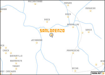 map of San Lorenzo