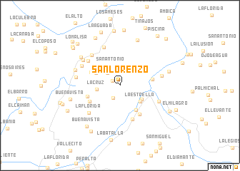 map of San Lorenzo