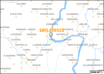 map of San Lorenzo