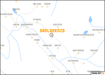 map of San Lorenzo