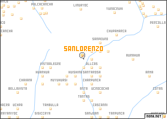 map of San Lorenzo