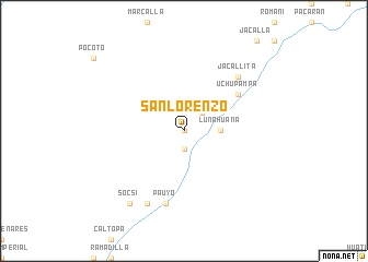 map of San Lorenzo