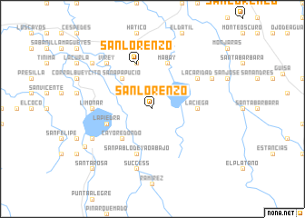 map of San Lorenzo