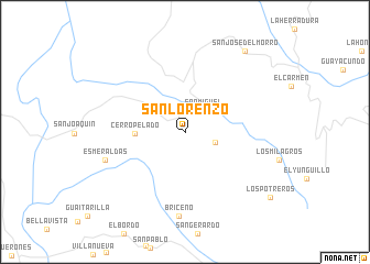 map of San Lorenzo