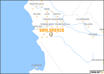 map of San Lorenzo