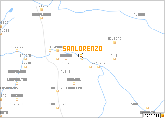 map of San Lorenzo