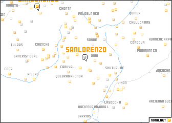 map of San Lorenzo