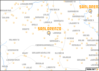 map of San Lorenzo