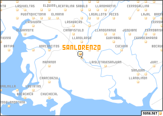 map of San Lorenzo