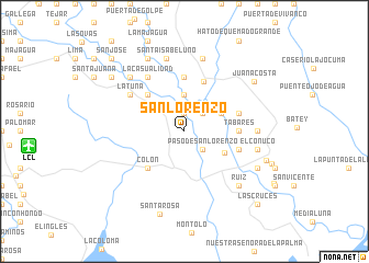 map of San Lorenzo