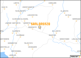 map of San Lorenzo