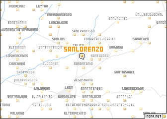 map of San Lorenzo