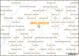 map of San Lorenzo