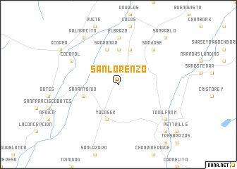 map of San Lorenzo