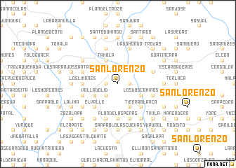 map of San Lorenzo