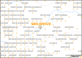 map of San Lorenzo