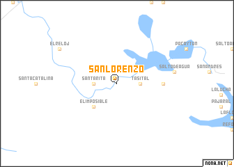 map of San Lorenzo