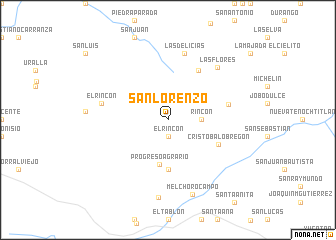 map of San Lorenzo