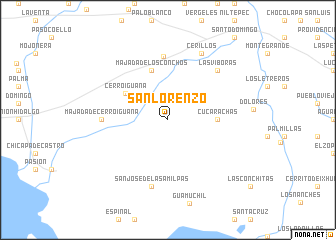 map of San Lorenzo