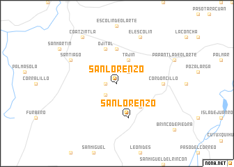 map of San Lorenzo