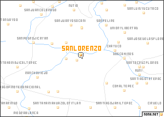 map of San Lorenzo