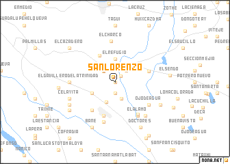 map of San Lorenzo