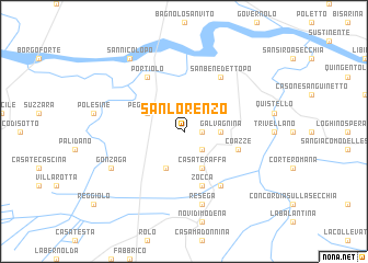 map of San Lorenzo