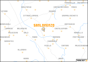 map of San Lorenzo