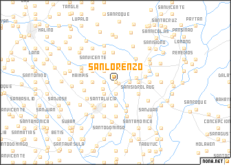 map of San Lorenzo