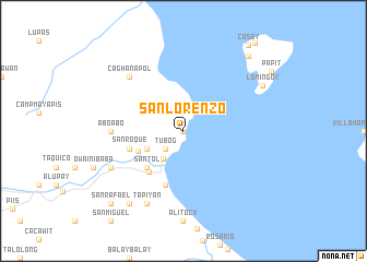 map of San Lorenzo