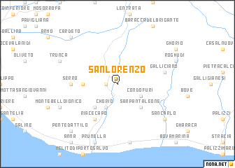 san lorenzo map